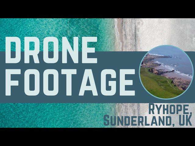 Ryhope Village, Sunderland, UK - Beach & Coastal Drone Footage