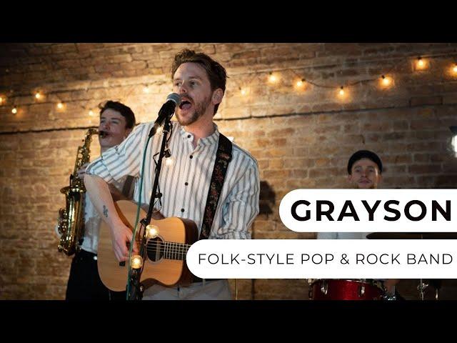 Grayson - Exceptional Folk-Style Pop & Rock 4-Piece Band - Entertainment Nation