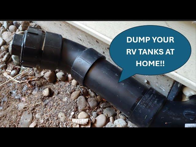 How to install a new RV Dump Station and Connect it to Your Home's ABS Sewer Line