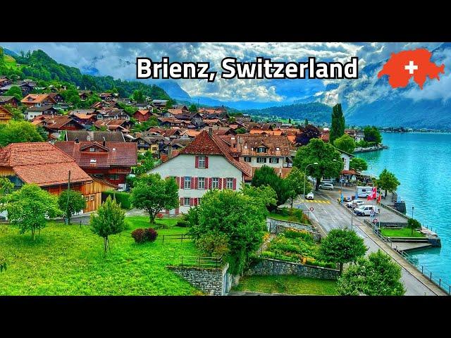 Brienz, Switzerland walking tour 4k - the most beautiful Swiss villages - fairytale village