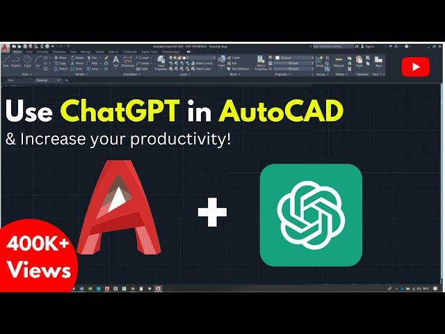 Double Your AutoCAD Productivity, Use ChatGPT | AutoCAD Tutorial