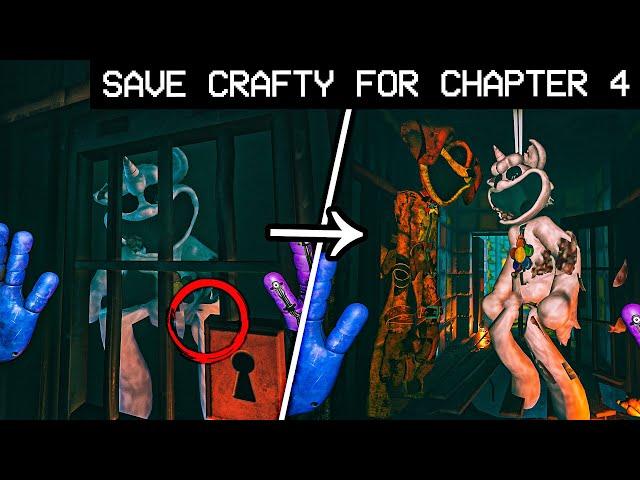 What if we save CRAFTYCORN with DOGDAY? (CraftyCorn goes to Chapter 4) - Poppy Playtime [Chapter 3]