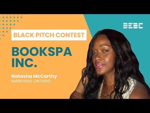 BookSpa Inc. | Natasha McCarthy | BEBC Pitch Contestant 2024