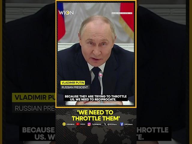Putin Threatens To 'Throttle' Western Firms Remaining In Russia | WION Shorts
