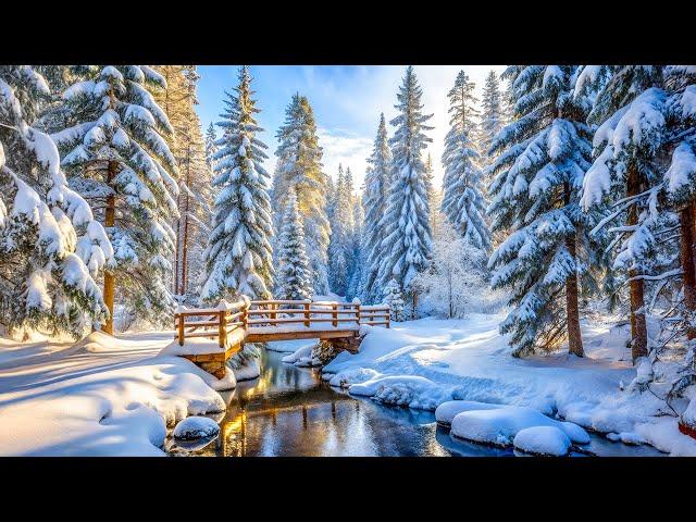 Soft Winter Music 2024 ️ Music Therapy to Reduce Anxiety and Stress - Winter Landscape