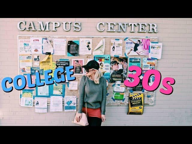 COLLEGE IN YOUR 30s| Back to School | College Mom Life