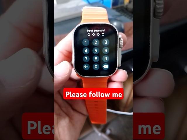 smart watch ultra 2 ️ hard reset problem away#sorts #video