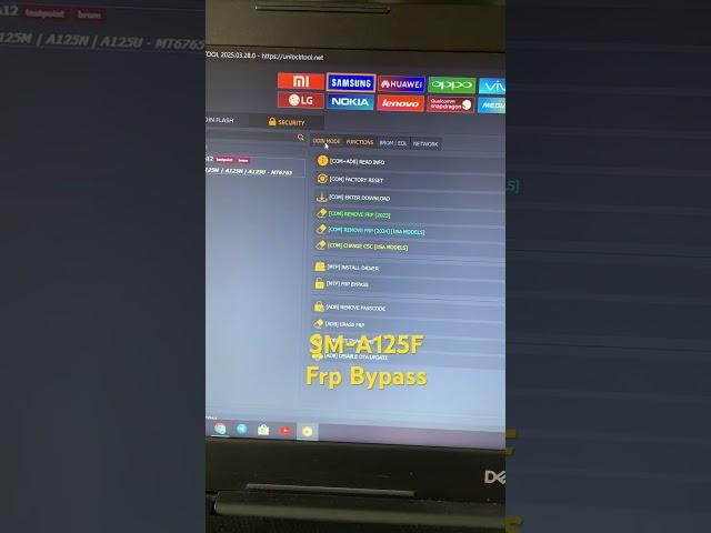 Samsung A12 [A125F] Frp Remove Unlock Tool Odin Mode  #samsung #a12 #unlocktool #frpunlocktool