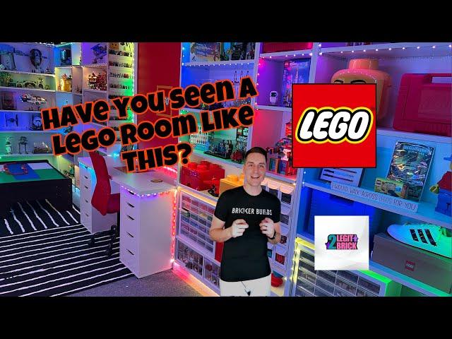 Epic LEGO Room Tour – Custom Displays & Organization