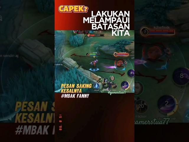 Seberapa Capek ? #mlbb #mobilelegends #timnasindonesia #rrqhoshi