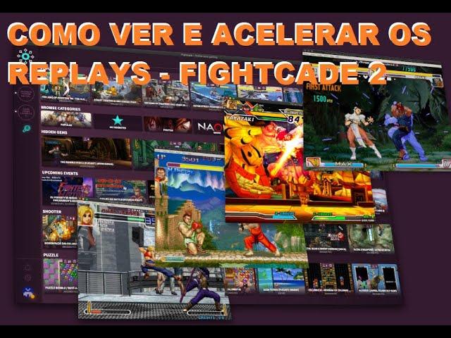 Como ver e acelerar os REPLAYS no fightcade 2