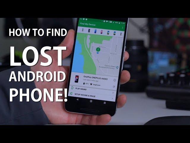 How to Find a Lost Android Phone! [Find My Phone App]