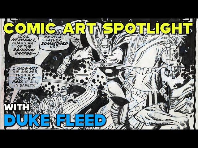 Comic Art Spotlight with Comic Art Collector Duke Fleed