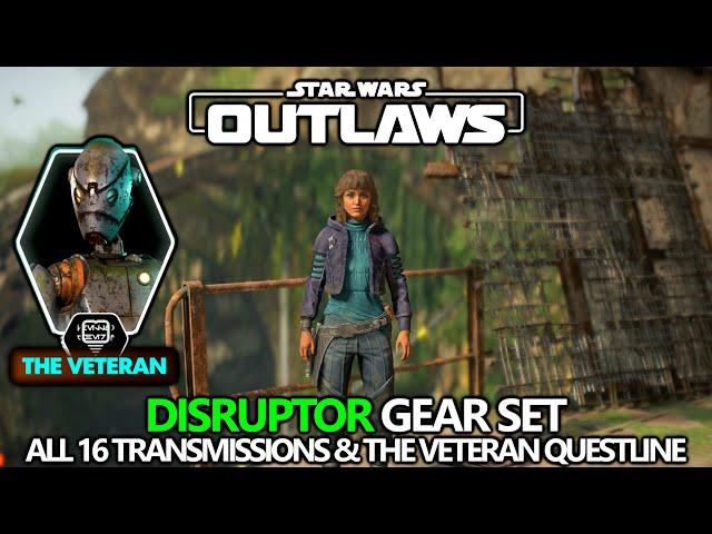 Star Wars Outlaws - Disruptor Gear Set & All 16 Encrypted Transmission Collectibles Locations Guide