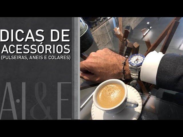 DICAS DE ACESSORIOS MASCULINOS (PULSEIRAS, ANEIS E COLARES)