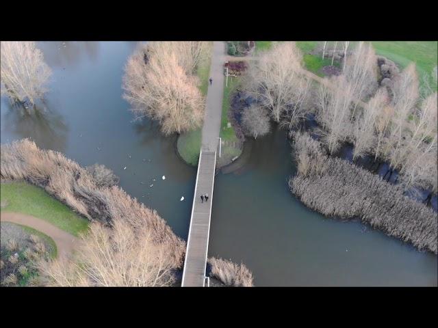 The Beauty of Morning Breeze - Reading Green Park from the Air | Drone | England, UK