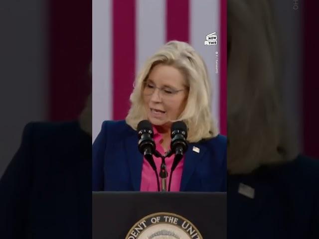 Liz Cheney Mocks Trump While Supporting Kamala Harris at Rally