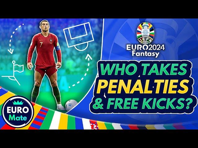 EVERY SET PIECE TAKER AT EURO 2024! | Penalty, Free Kick & Corner Takers for EURO Fantasy MD1