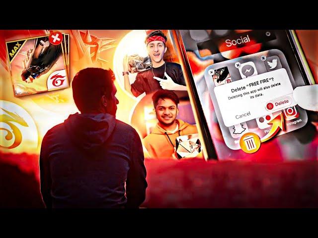 WHY YOUTUBERS LEAVING FREE FIRE ?  Free Fire Fake Youtubers Edit - Garena Free Fire