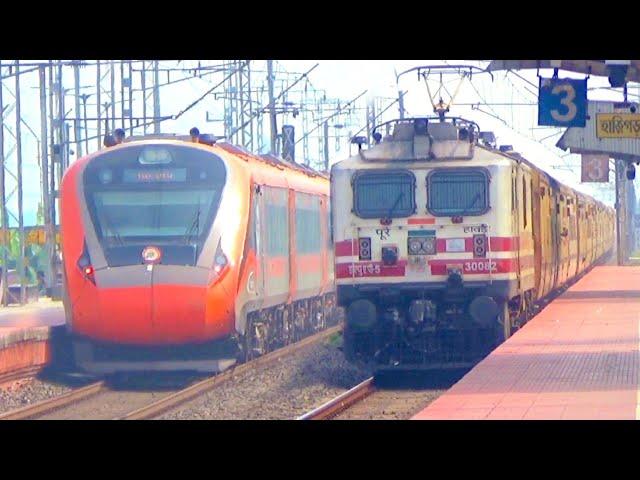  Non Stop 130 KMPH Fastest Train Speed Test | Vande Bharat & SuperFast Express Trains at Full Speed