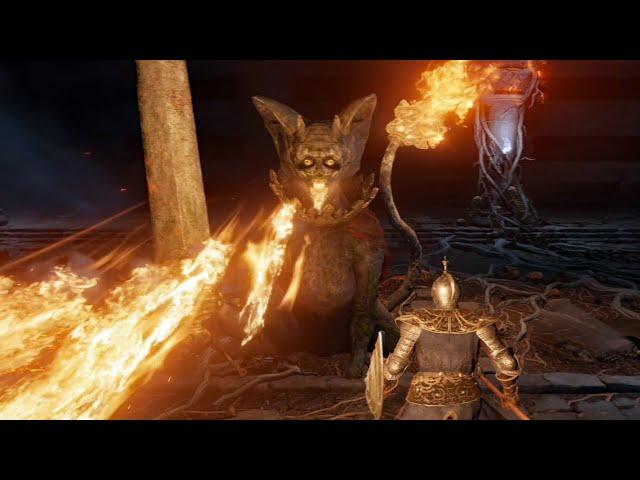 Elden Ring - Burial Tree Watchdog Boss Fight (4K)