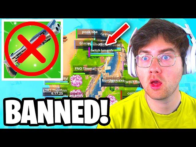 I Hosted a NO SHOTGUNS Allowed Tournament in Fortnite...