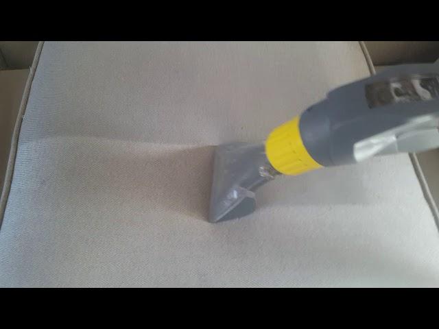 Karcher puzzi professional carpet and upholstery cleaner, sofas, couch pillow cleaning