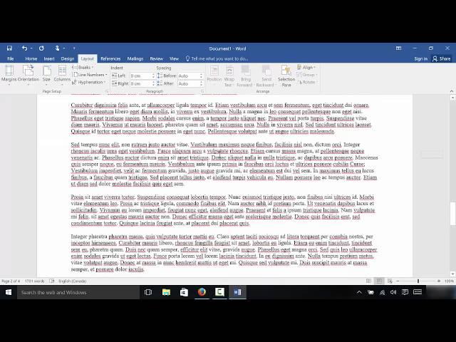 Portrait And Landscape In The Same Document (Microsoft Word Tutorial)