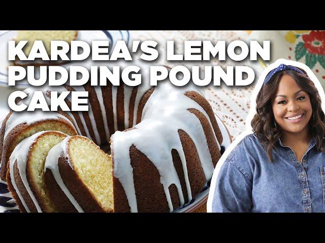 Kardea Brown's Lemon Pudding Pound Cake | Delicious Miss Brown | Food Network