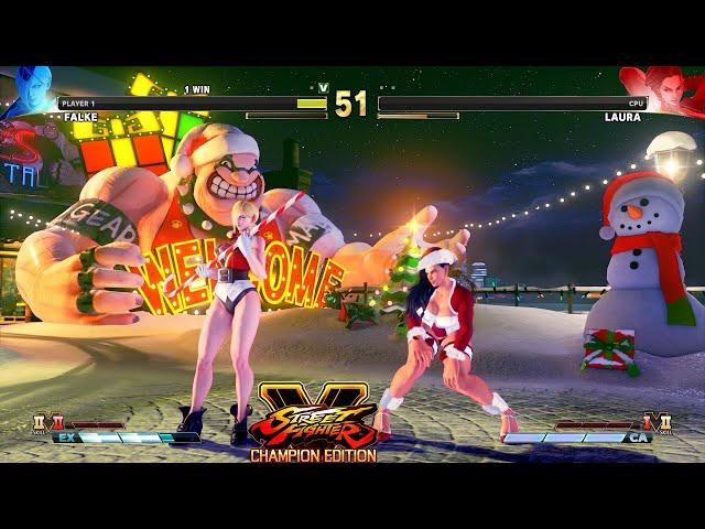 Street Fighter V CE Falke vs Laura PC Mod