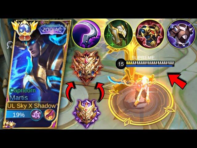 MARTIS JUNGLE NEW BUILD 100000000 HP (Please try) | MARTIS BEST BUILD 2023 - MLBB