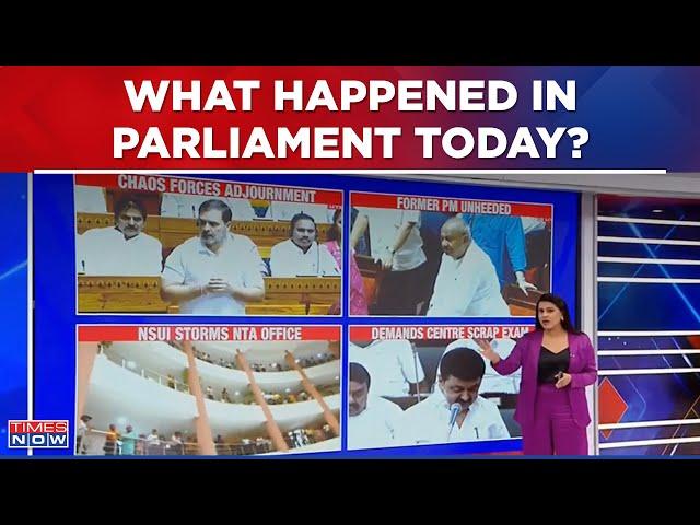 Parliament Session Highlights: 'Paper Leak' Battle Explodes, Ruckus In Sansad, What Else Happened?