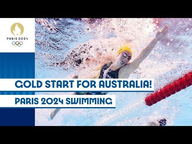 Golds galore for Australia!  | Swimming | #Paris2024 Highlights