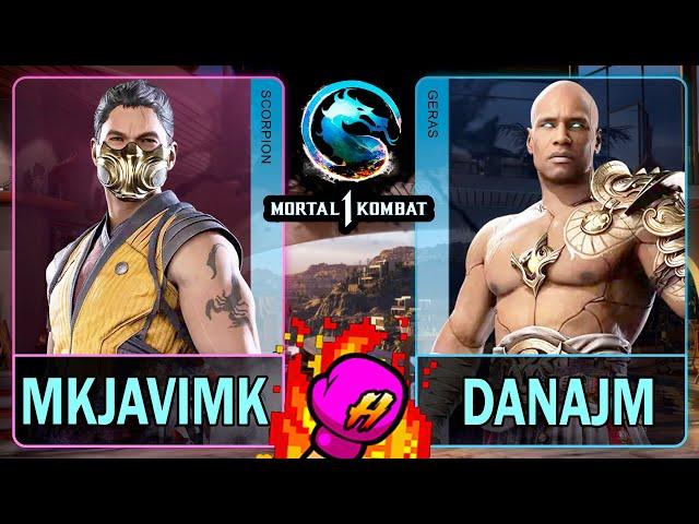 MK1 MKjavimk (SCORPION) VS Danajm (GERAS)Mortal Kombat 14K 60ᶠᵖˢ