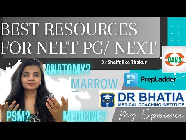 BEST RESOURCES FOR NEET PG I DAMS/MARROW/PREP/BHATIA I Notes that helped me get my dream rank