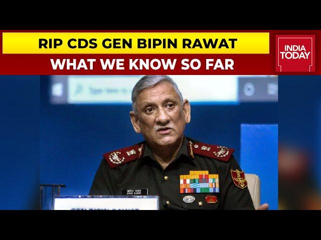 CDS Gen Bipin Rawat Passes Away In Chopper Crash In Tamil Nadu's Coonoor | Top Headlines