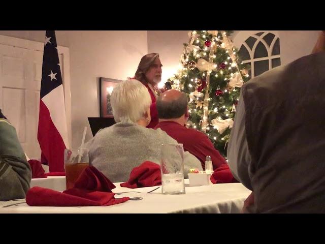 12-21-2019 - Camp Christmas Banquet - SCV CIC Paul Gramblin Guest Speaker