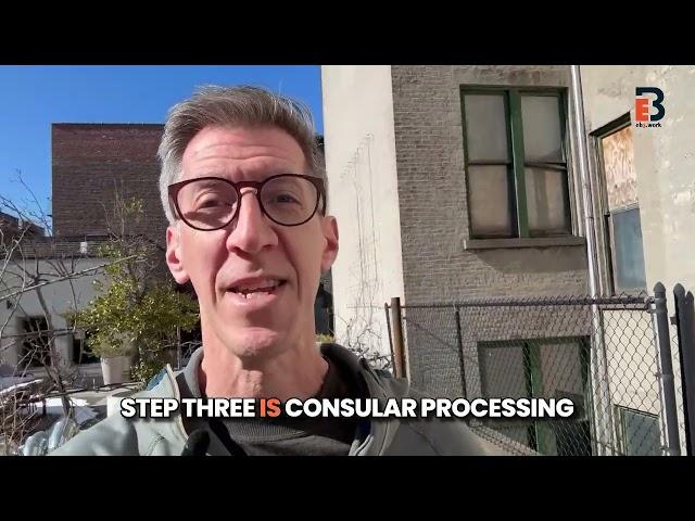 The 3 steps of the EB-3 Visa process.