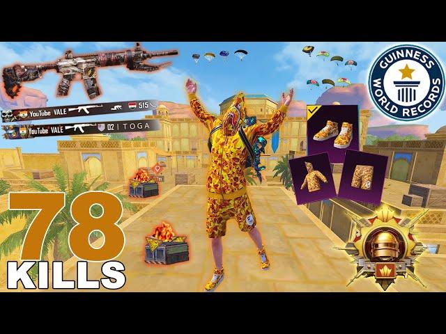 78 KILLS!! NON STOP RUSH GAMEPLAY with BAPE SETPUBG Mobile I BGMI