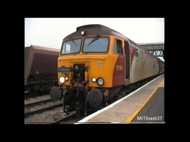 Virgin 57303 on the 'Virgin Territorial' at Hereford on 1Z64 Worcester - Penzance