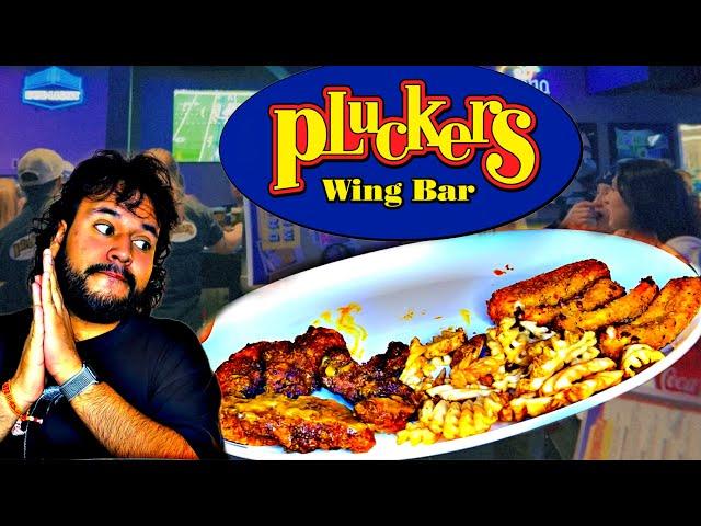 BIGGEST WINGS EVER! (PLUCKERS OFFICIAL REVIEW)