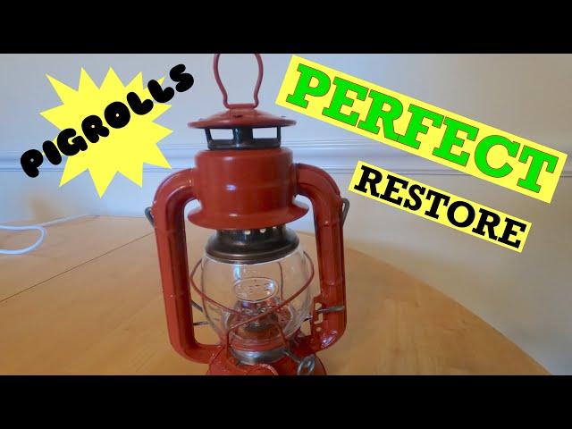 LANTERN RESTORATION OF A VINTAGE RED DIETZ KEROSENE LAMP