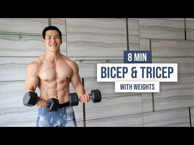 8 MIN BASIC ARM WORKOUT I Biceps & Triceps