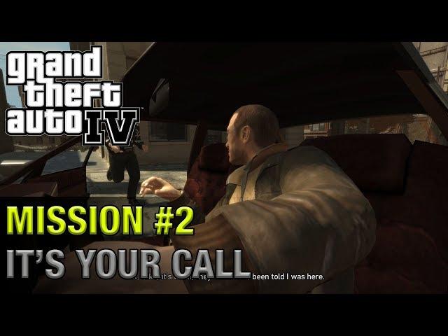 Grand Theft Auto IV - Mission #2 - It's Your Call | 1440p 60fps