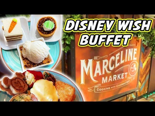 Disney Cruise Buffet - Marceline Market aboard the Disney Wish - Full Review