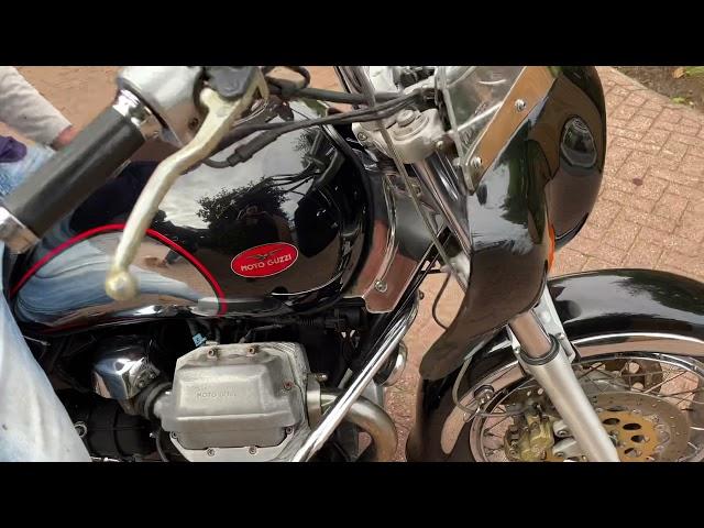 Moto Guzzi CALIFORNIA EV 1100cc 2003 Leather panniers