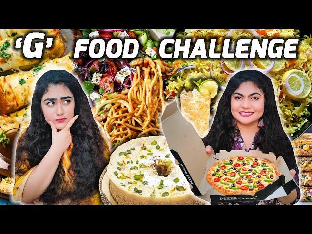 I ONLY ATE 'G' FOOD FOR 24 HOURS | Alphabet 'G' Food Challenge | *itna mushkil* | QuiCreations