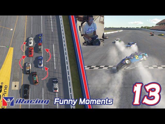 iRacing Funny Moments 13 - "Top-Bottom-Top-Bottom, Y'all Domino Clipped Each Other!"