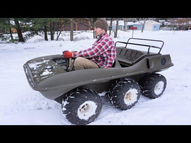 First Ride On The $800 2-Stroke 6x6 TANK (This Thing Moves!)