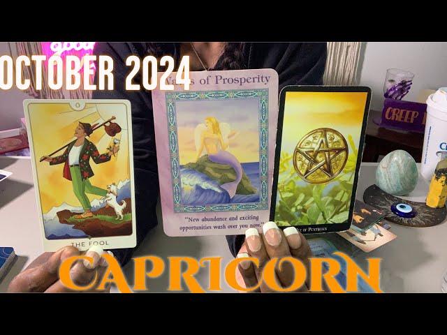 CAPRICORN️ You Were BORN for this! Allow Yourself to SHINE!| October 2024 Tarot